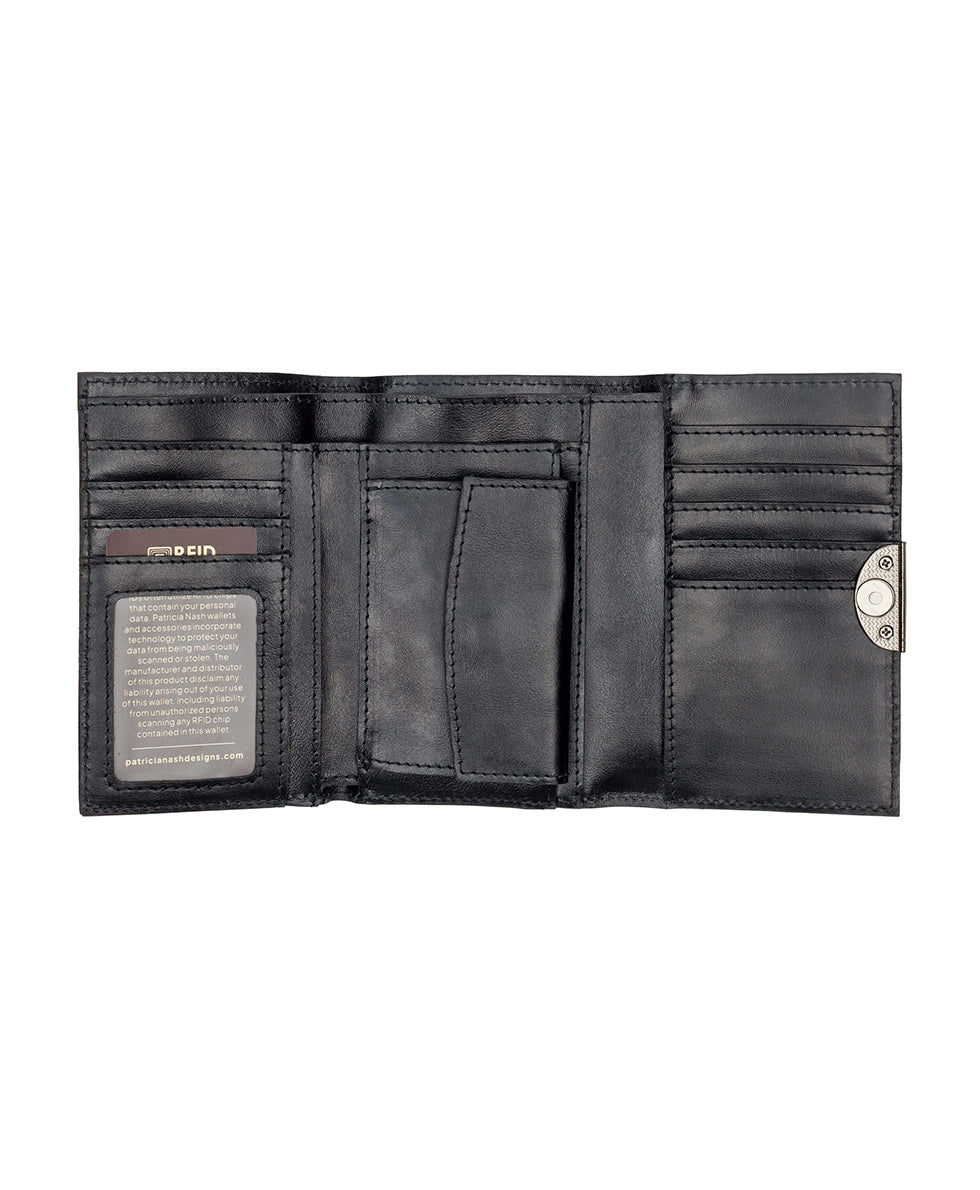 Female - Acri Wallet - Vintage Distressed Leather - cognac - by Patricia Nash - View 12 of 16
