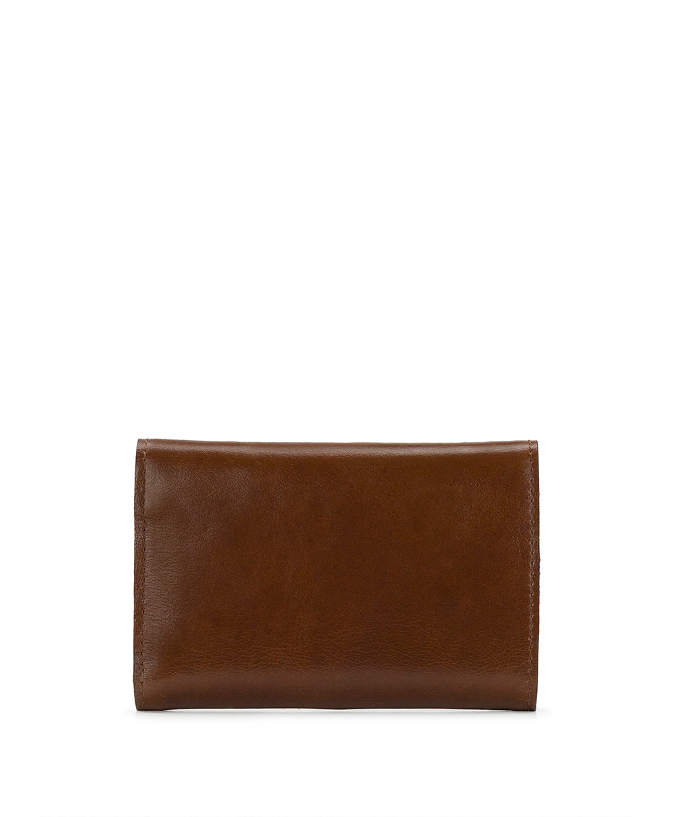 Female - Acri Wallet - Vintage Distressed Leather - oxblood - by Patricia Nash - View 3 of 10