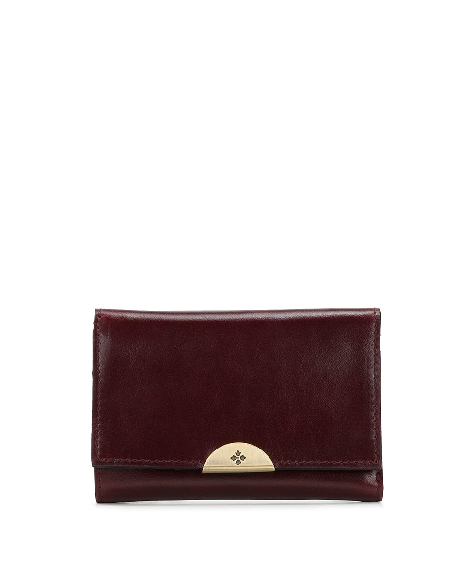 Female - Acri Wallet - Vintage Distressed Leather - oxblood - by Patricia Nash - View 1 of 4