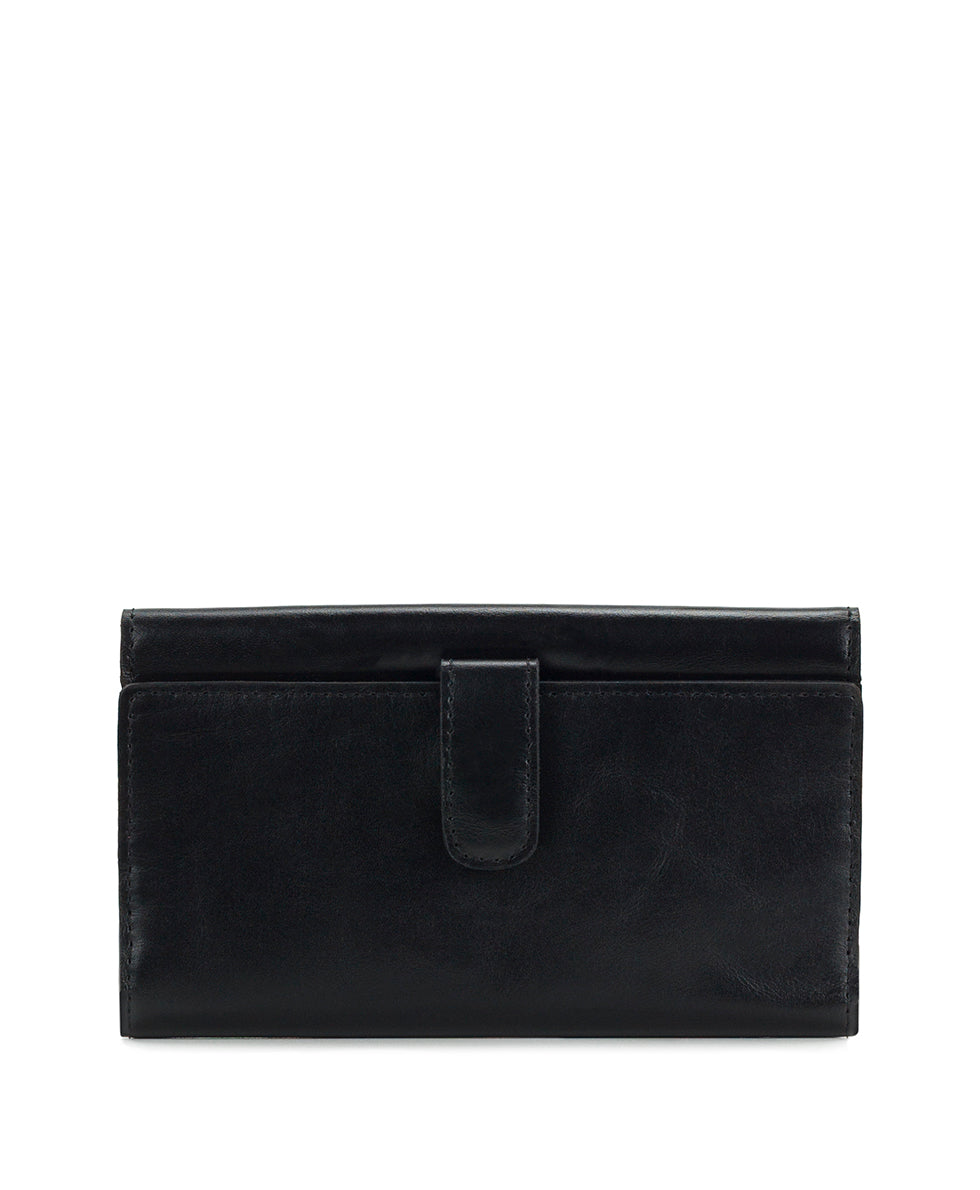 Female - Agira Wallet - Vintage Distressed Leather - berry red - by Patricia Nash - View 6 of 10