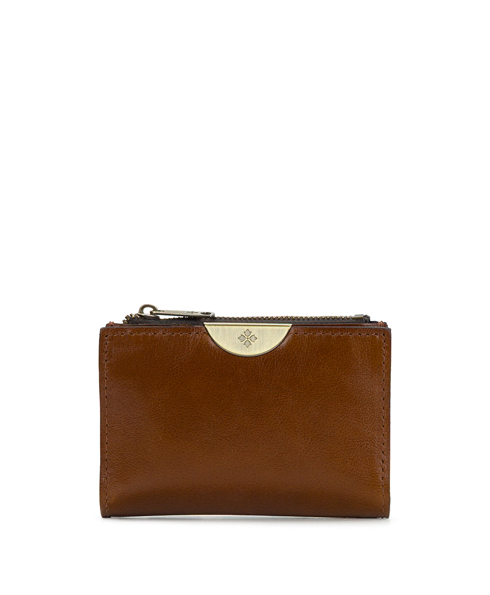 Female - Busalla Wallet - Vintage Distressed Leather - oxblood - by Patricia Nash - View 3 of 18