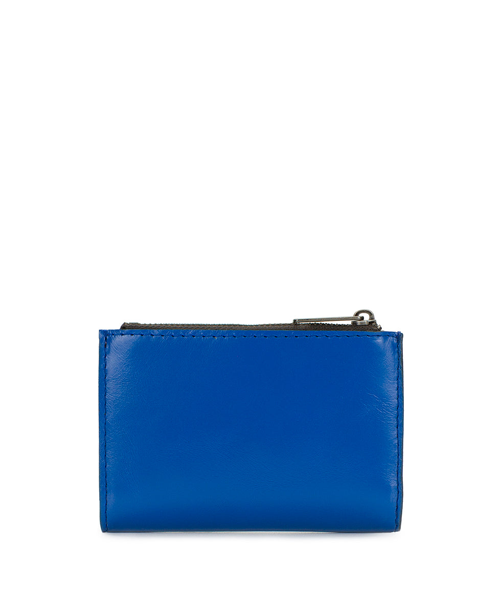 Female - Busalla Wallet - Vintage Distressed - cornflower - by Patricia Nash - View 9 of 14