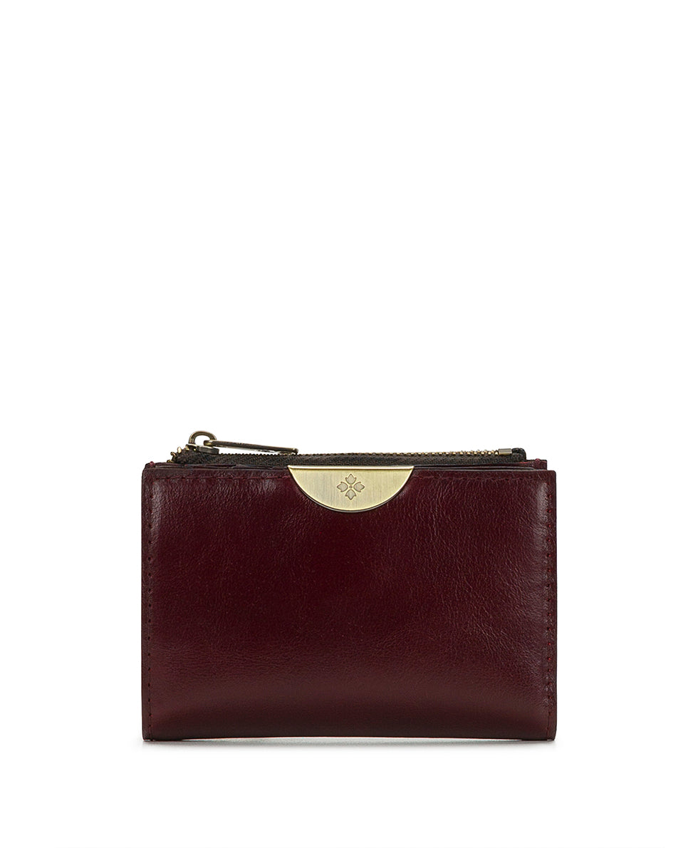 Female - Busalla Wallet - Vintage Distressed Leather - oxblood - by Patricia Nash - View 1 of 5