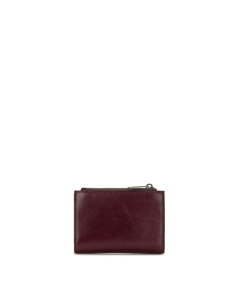 Female - Busalla Wallet | Vintage Distressed  | Oxblood - tree of life - by Patricia Nash - View 2 of 5