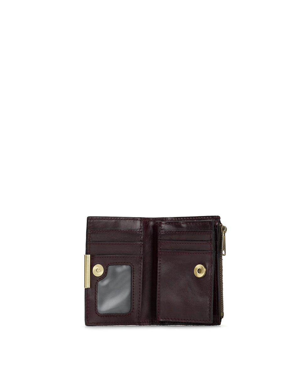 Female - Busalla Wallet | Vintage Distressed | Plum - plum - by Patricia Nash - View 3 of 5