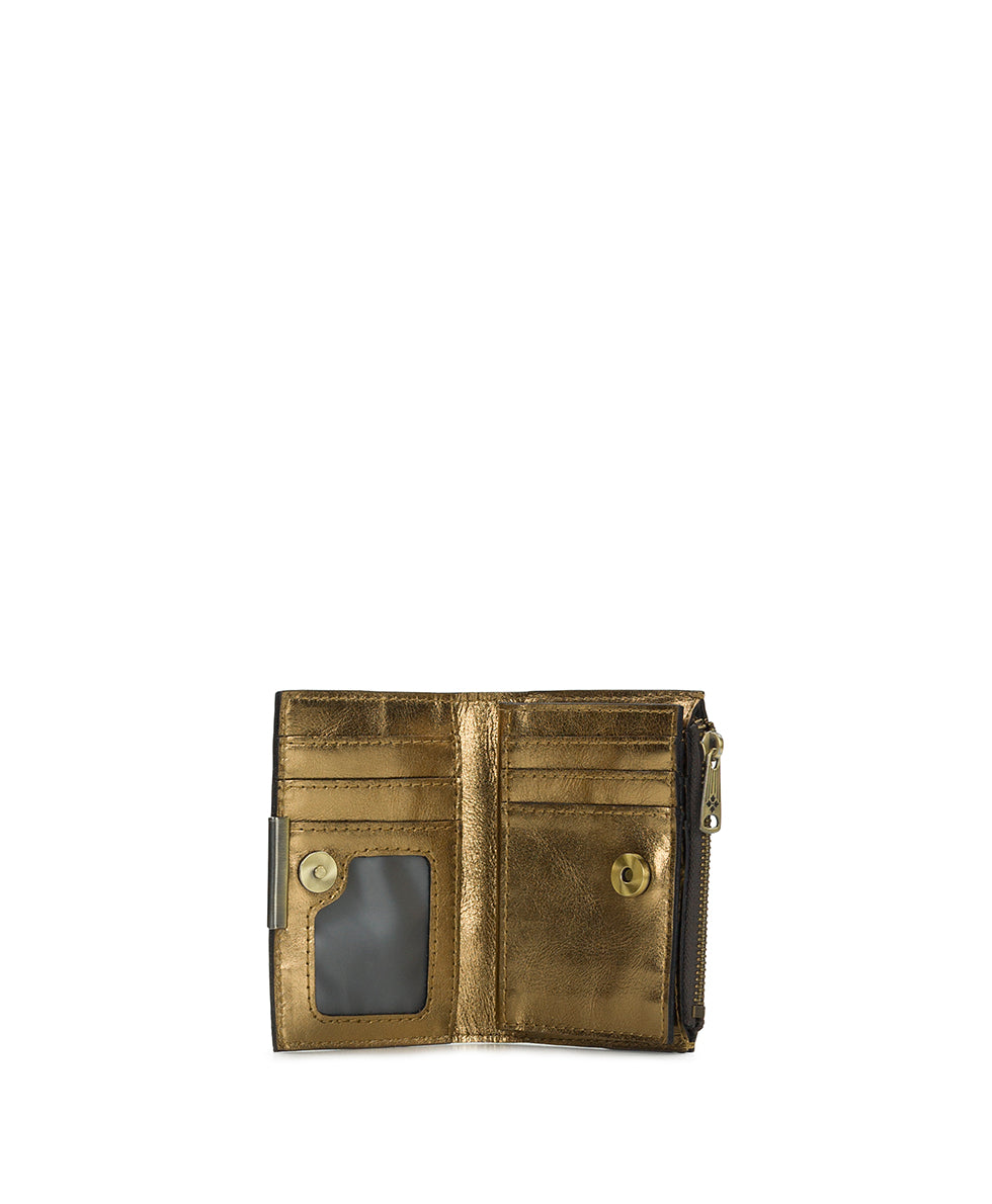 Female - Busalla Wallet | Vintage Distressed Metallic | Antique Broonze - tree of life - by Patricia Nash - View 3 of 5