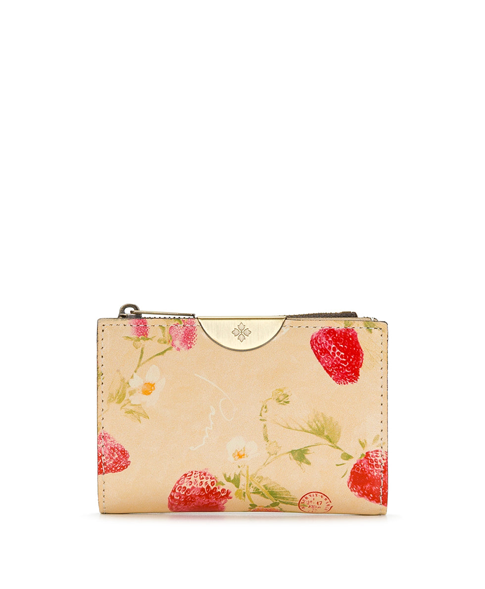 Female - Busalla Wallet - Parisian Strawberries - parchment strawberry - by Patricia Nash - View 1 of 7