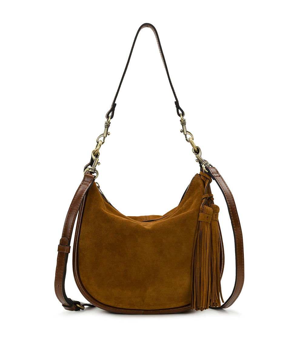 Female - Calanna Hobo - Suede - cognac - by Patricia Nash - View 1 of 4