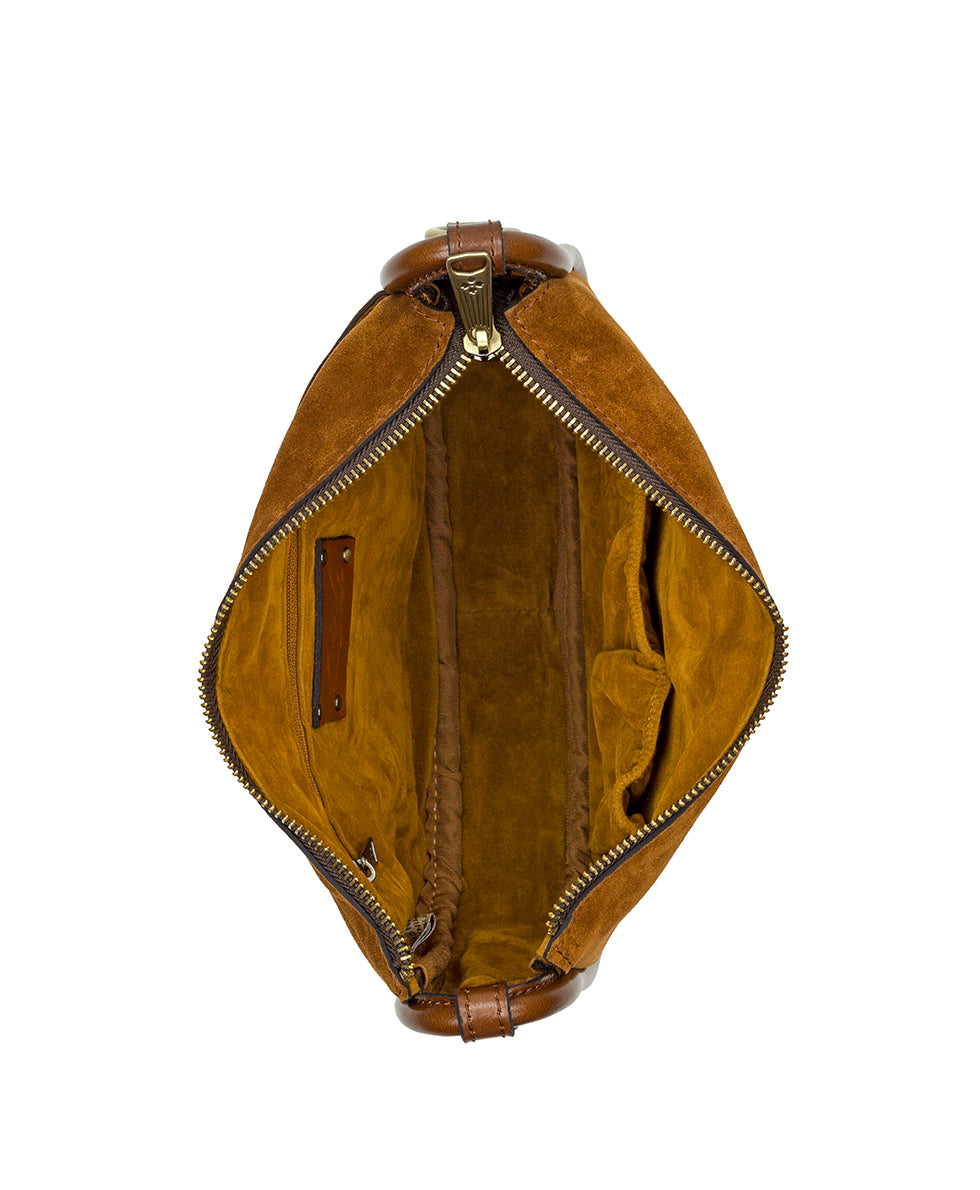Female - Calanna Hobo - Suede - cognac - by Patricia Nash - View 4 of 4