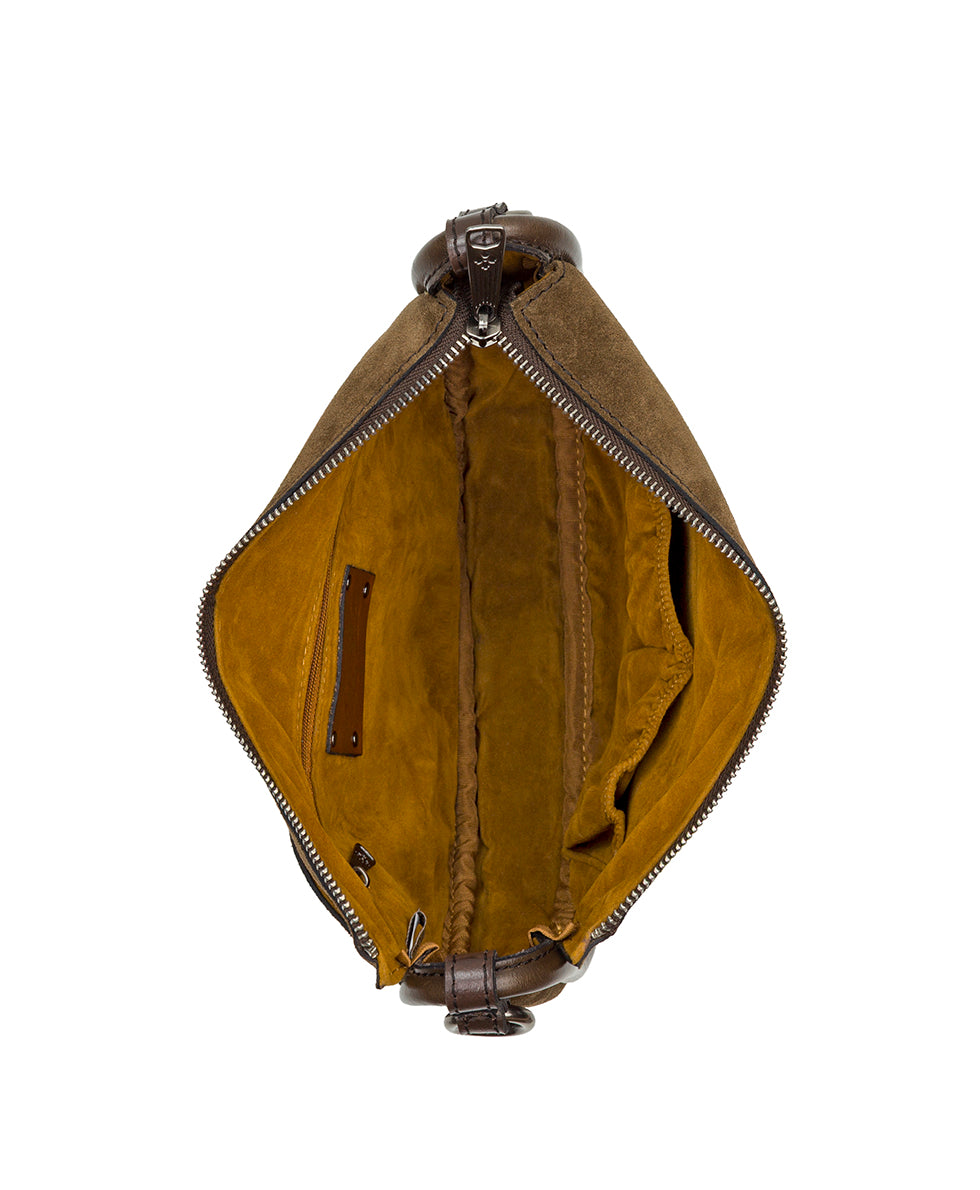 Female - Calanna Hobo - Suede - mushroom - by Patricia Nash - View 4 of 4