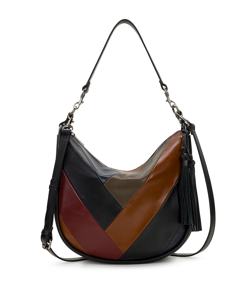 Female - Chiavari Hobo - Retro Colorblock - black - by Patricia Nash - View 1 of 4