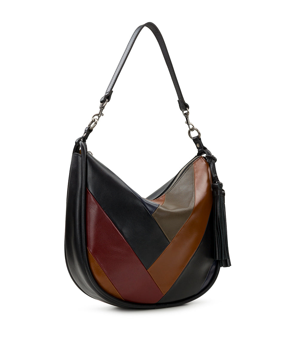Female - Chiavari Hobo - Retro Colorblock - black - by Patricia Nash - View 3 of 4