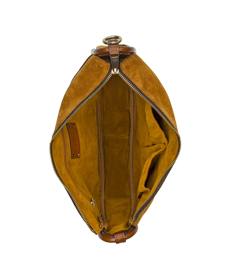 Female - Chiavari Hobo - Suede - cognac - by Patricia Nash - View 8 of 10