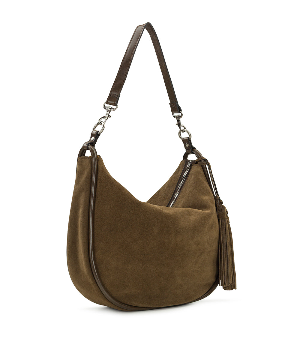Female - Chiavari Hobo - Suede - cognac - by Patricia Nash - View 3 of 10