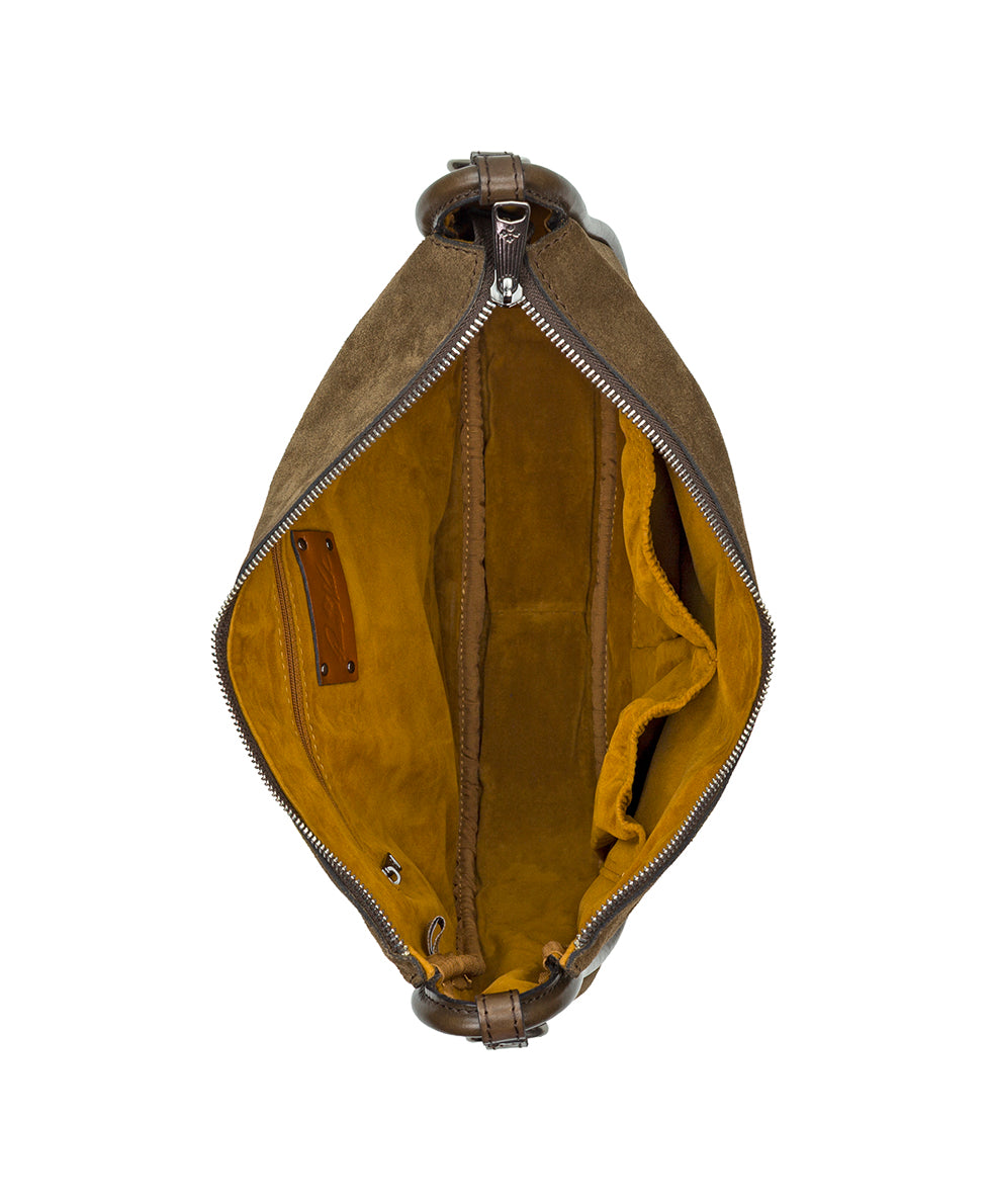 Female - Chiavari Hobo - Suede - cognac - by Patricia Nash - View 4 of 10