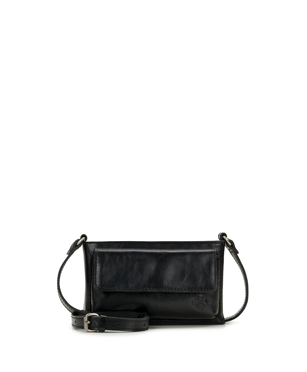 Female - Dovera Crossbody| Vintage Distressed | Black - black - by Patricia Nash - View 1 of 4