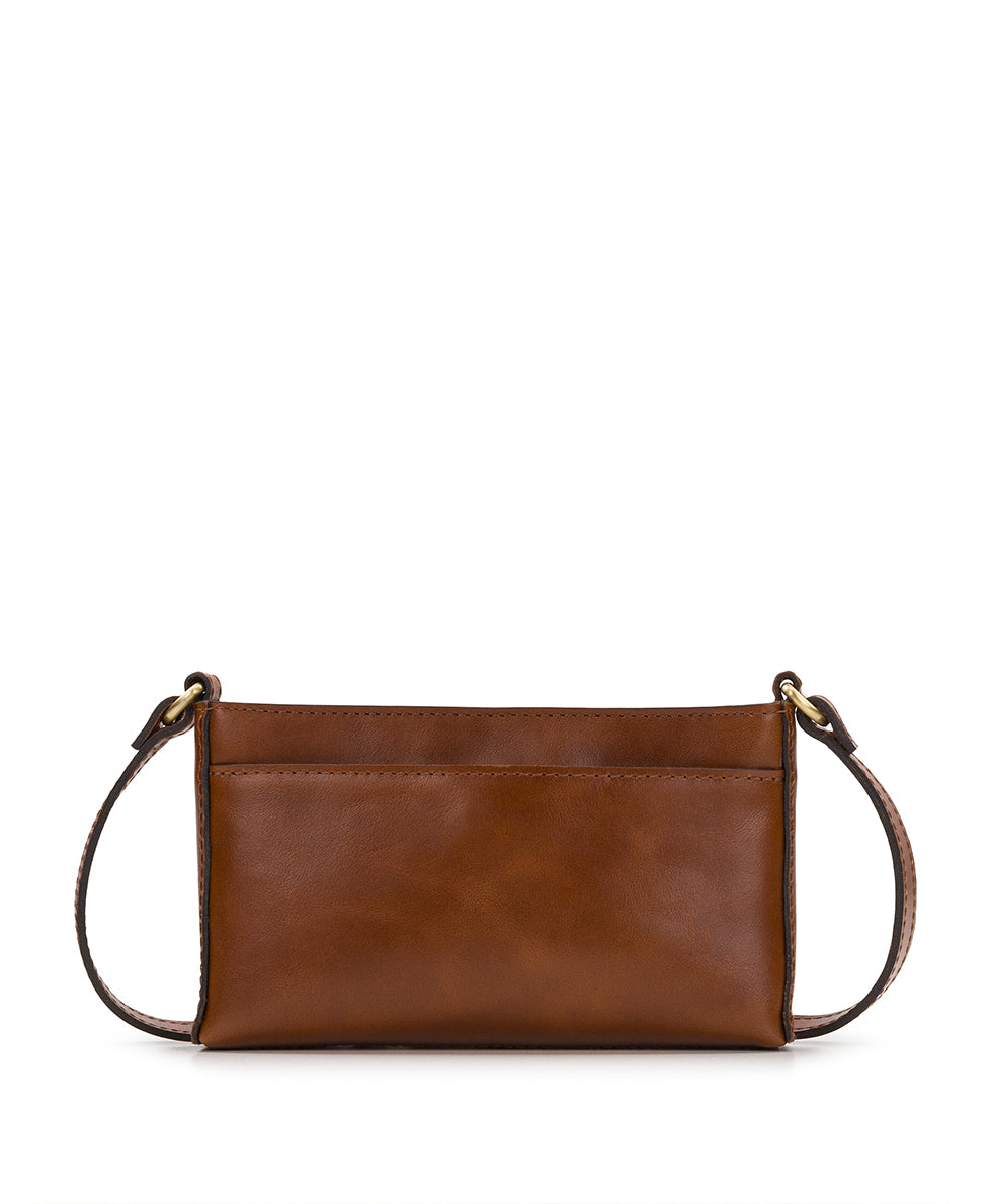 Female - Dovera Crossbody - Vintage Distressed Leather - black - by Patricia Nash - View 6 of 10
