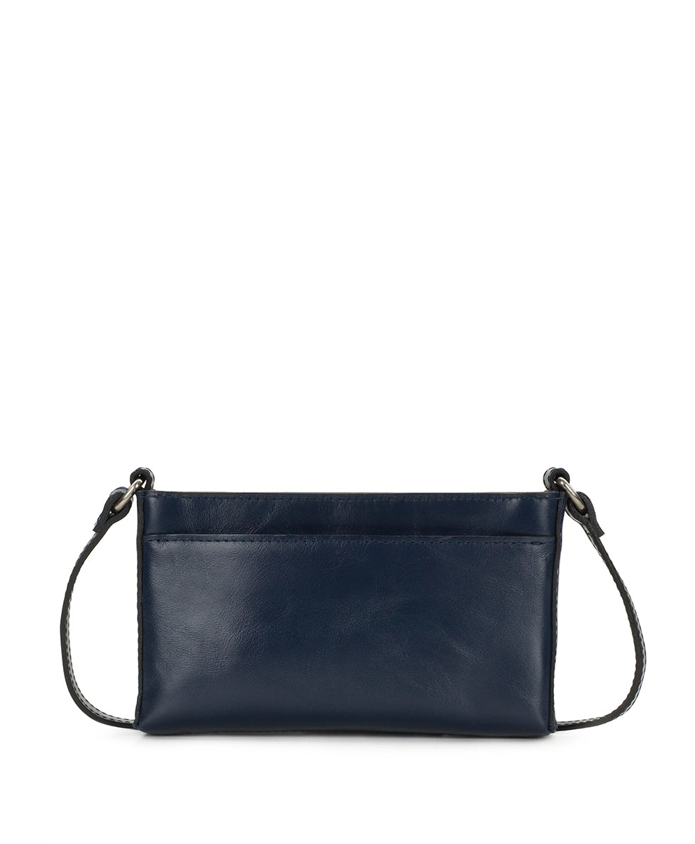 Female - Dovera Crossbody - Vintage Distressed Leather - black - by Patricia Nash - View 10 of 15
