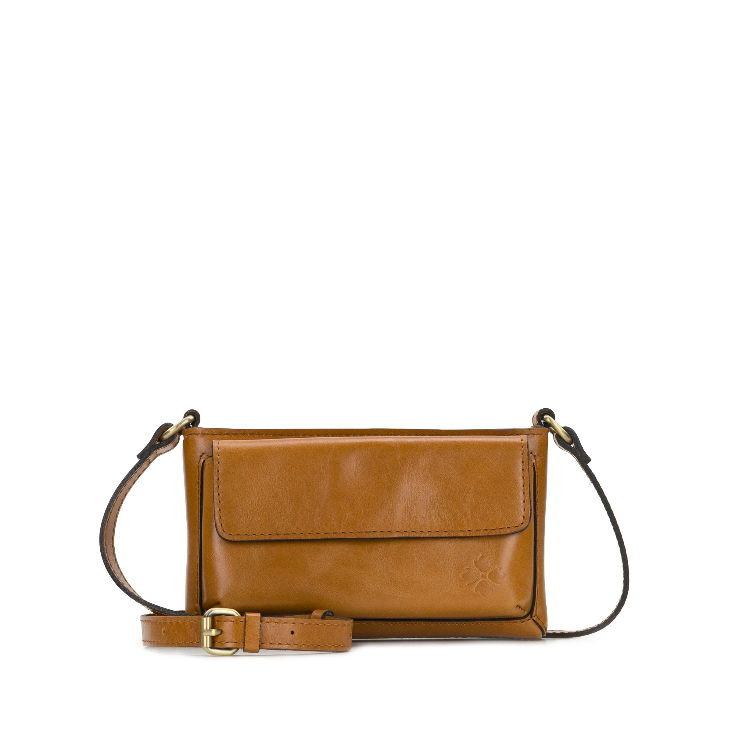 Female - Dovera Crossbody - Vintage Glazed Leather - light tan - by Patricia Nash - View 1 of 4