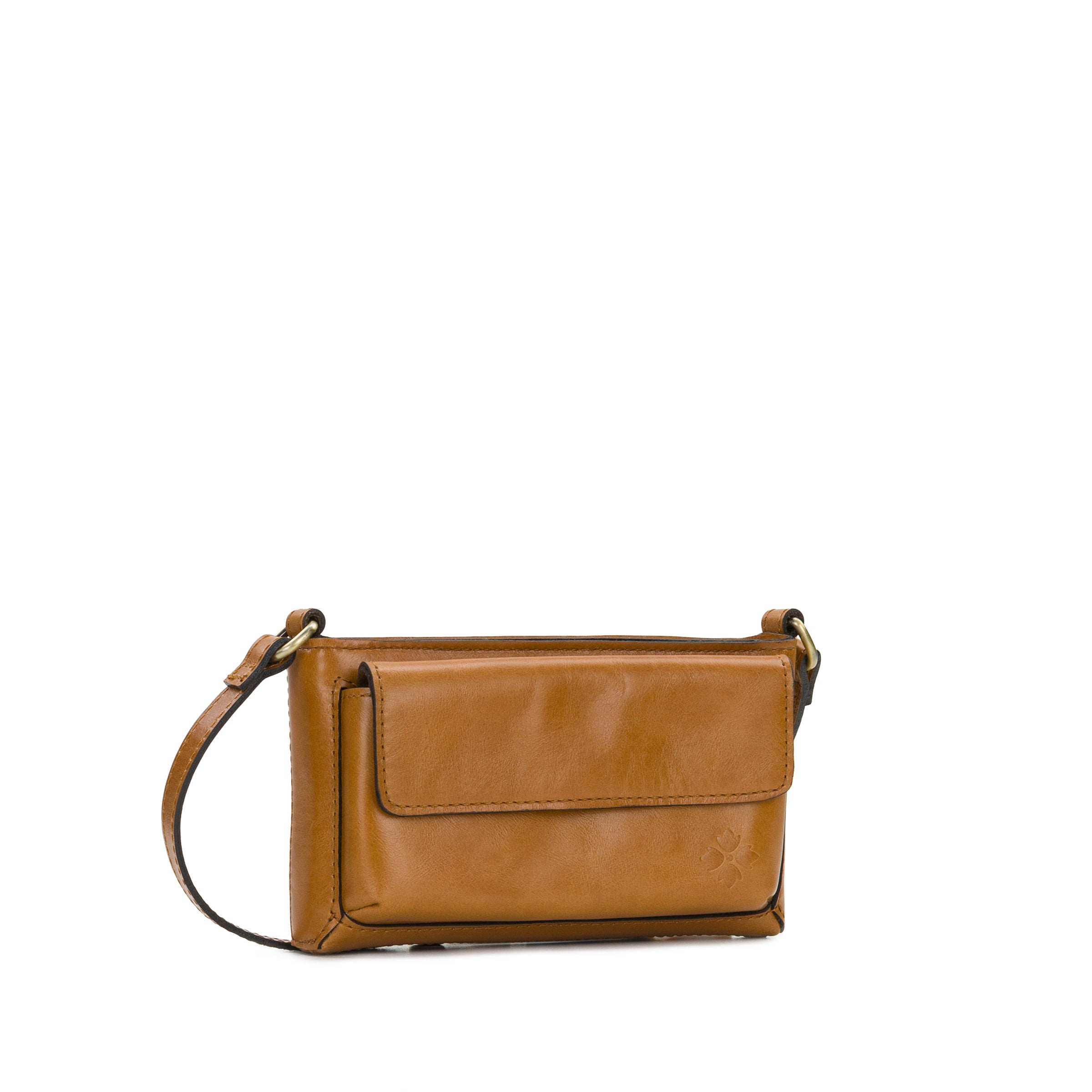 Female - Dovera Crossbody - Vintage Glazed Leather - light tan - by Patricia Nash - View 3 of 4