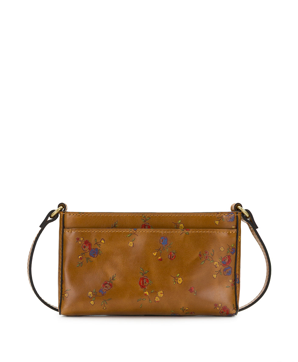 Female - Dovera Crossbody - Fleur de Jardin Embossed - light tan - by Patricia Nash - View 2 of 7