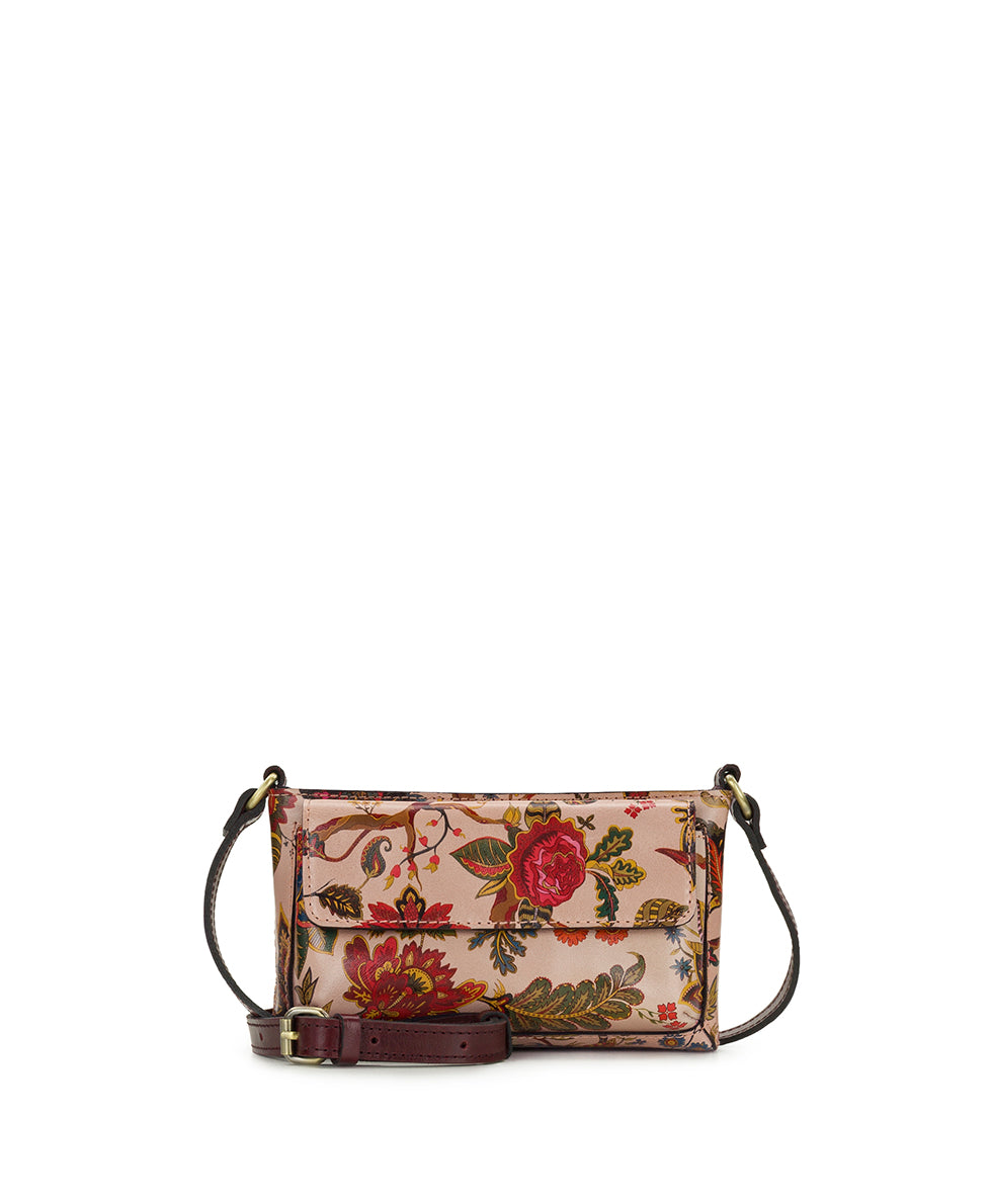 Female - Dovera Crossbody | Danish Floral Tapestry  | Danish Floral Tapestry - tree of life - by Patricia Nash - View 1 of 5