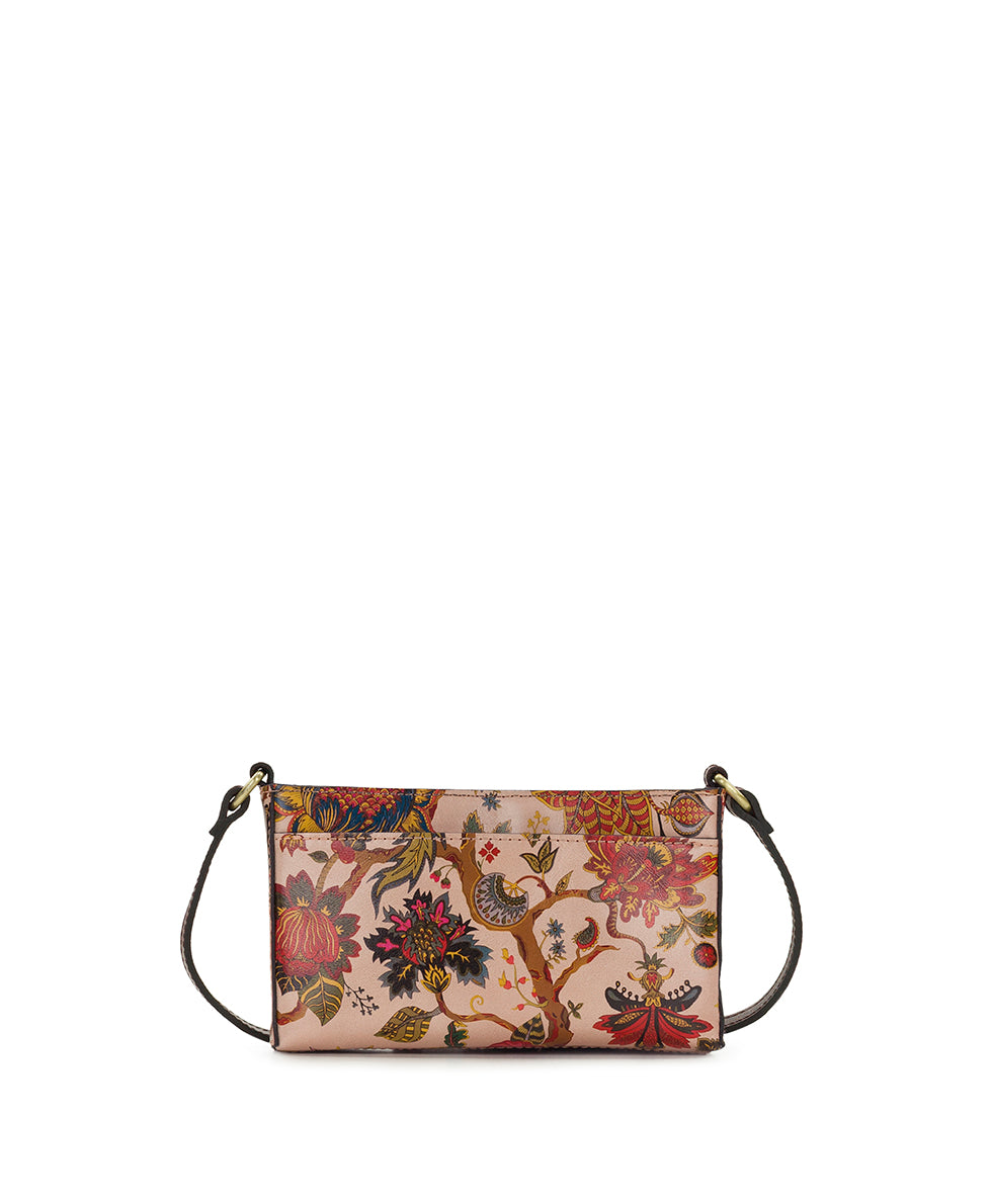 Female - Dovera Crossbody | Danish Floral Tapestry  | Danish Floral Tapestry - tree of life - by Patricia Nash - View 3 of 5