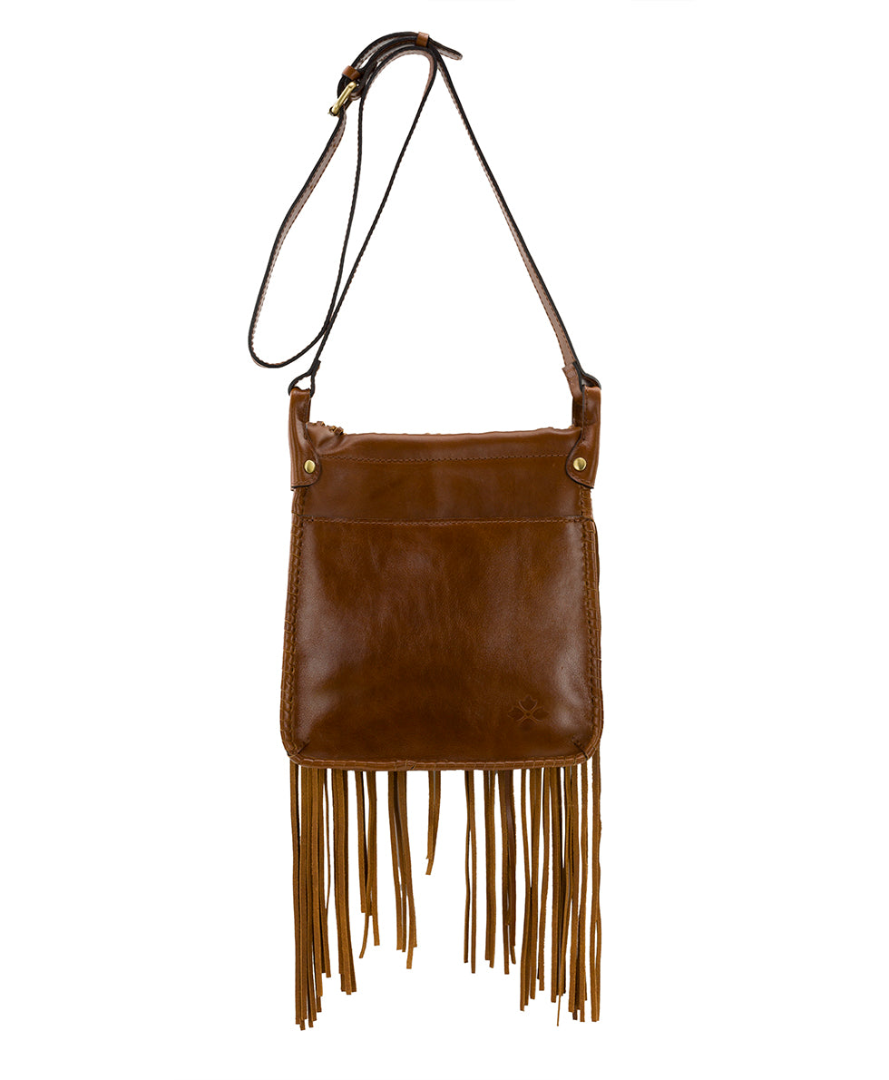 Female - Mara Flap Crossbody - Specialty Woven - cognac - by Patricia Nash - View 2 of 4