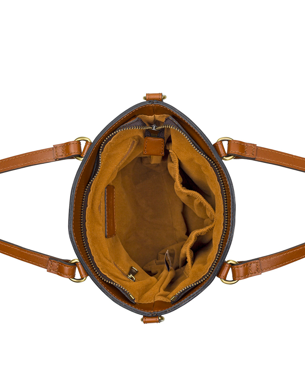 Female - Montella Crossbody - Washed Woven Denim - denim - by Patricia Nash - View 4 of 4