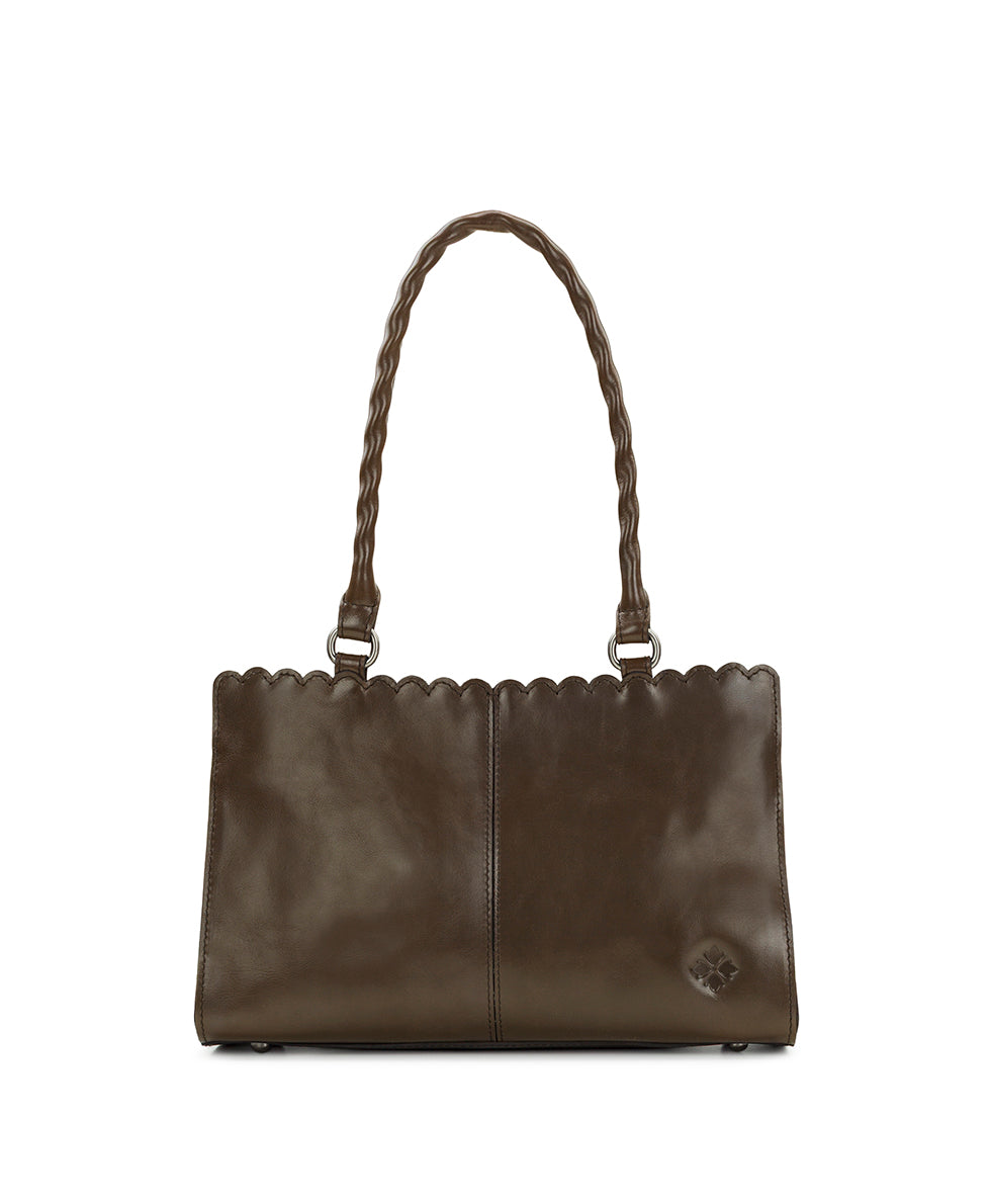 Female - Morra Satchel - Vintage Distressed Leather - cognac - by Patricia Nash - View 10 of 21