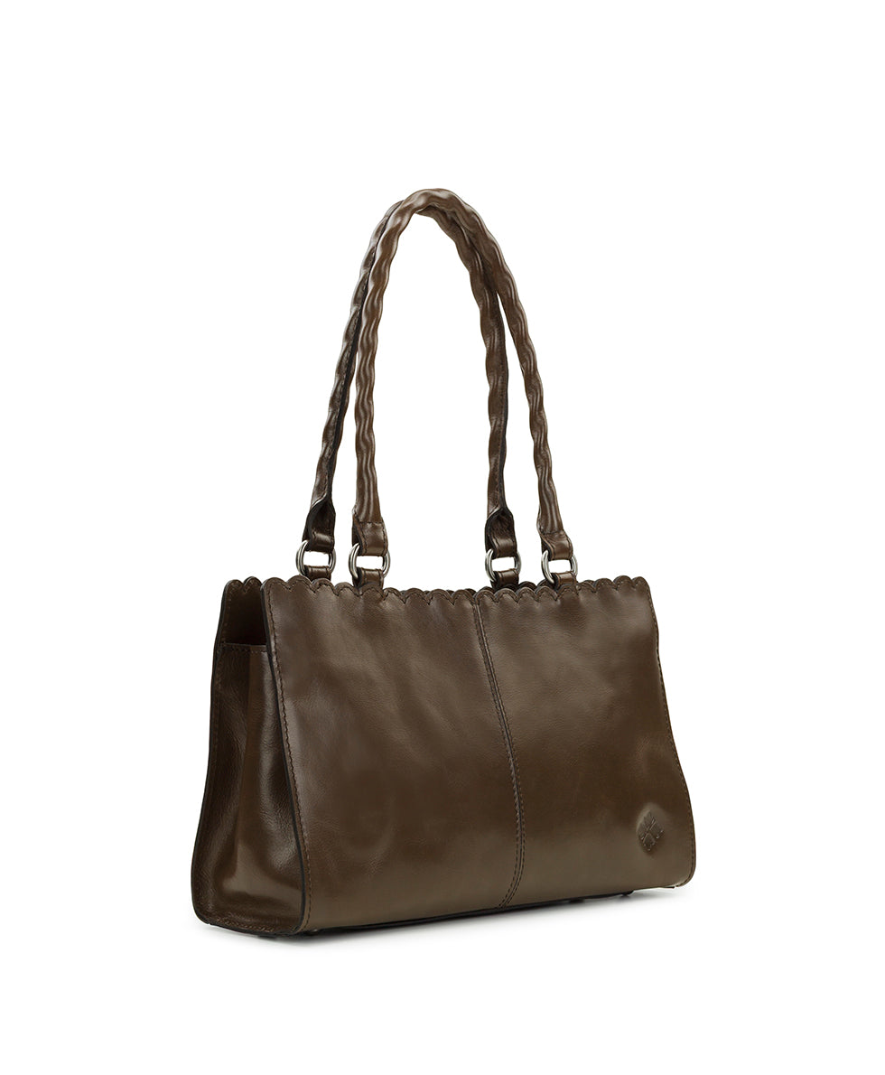 Female - Morra Satchel - Vintage Distressed Leather - cognac - by Patricia Nash - View 12 of 21