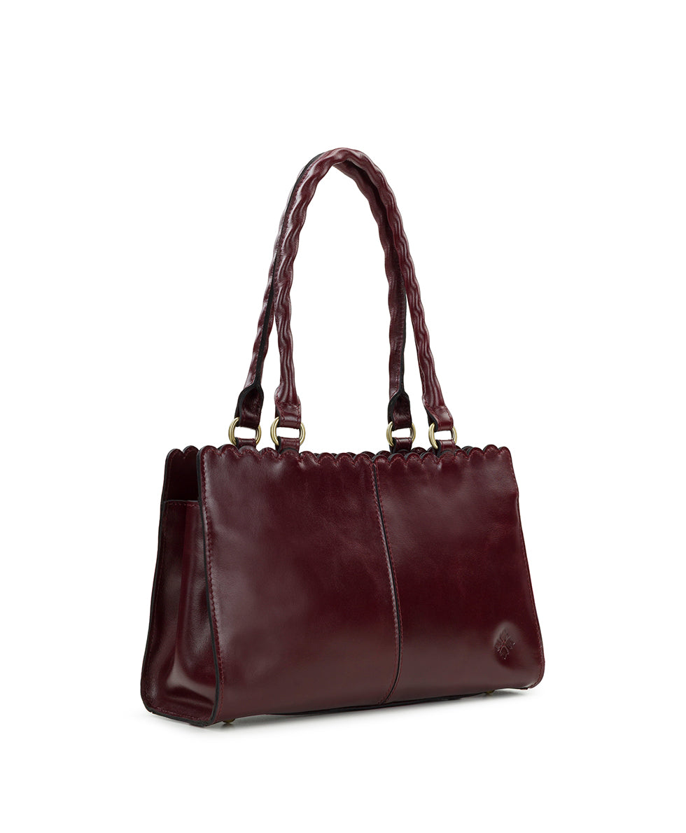 Female - Morra Satchel - Vintage Distressed Leather - cognac - by Patricia Nash - View 16 of 21