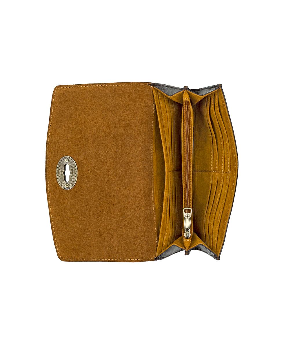 Female - Nerita Wallet - Cavallino - chocolate - by Patricia Nash - View 3 of 3