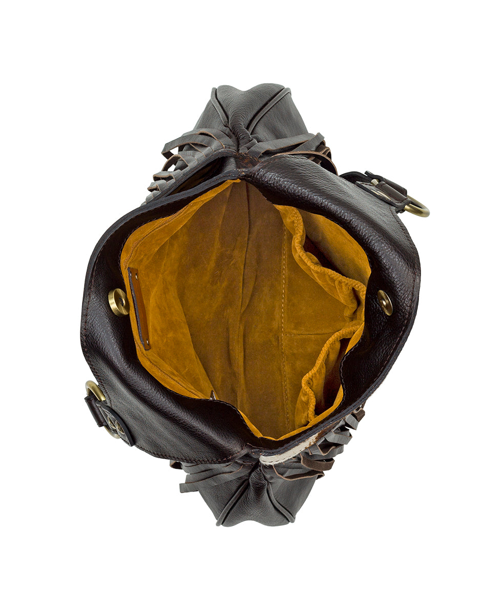 Female - Pienza Shoulder Bag - Cavallino - chocolate - by Patricia Nash - View 5 of 5