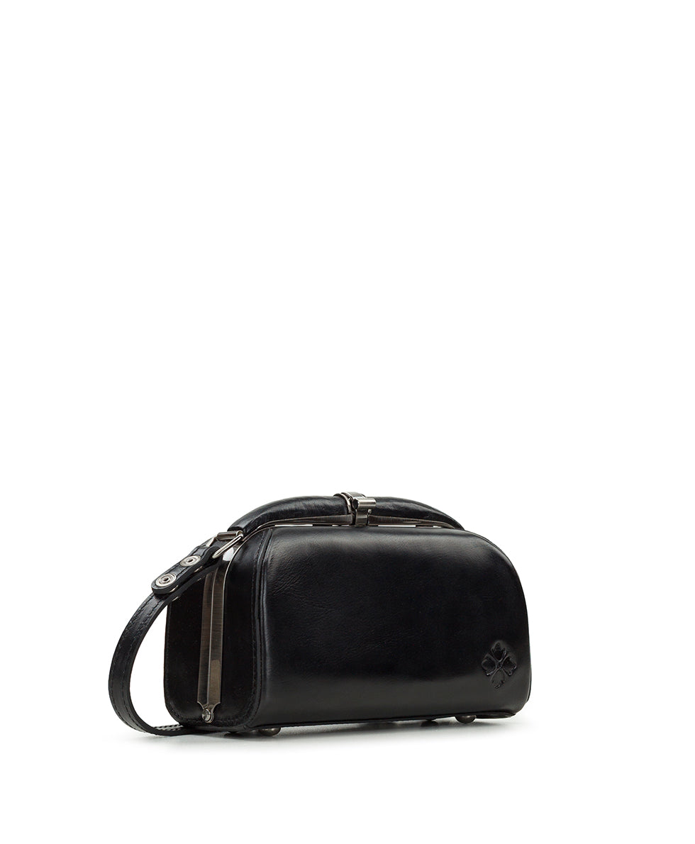 Female - Pilzone Frame - Vintage Distressed Leather - black - by Patricia Nash - View 3 of 4