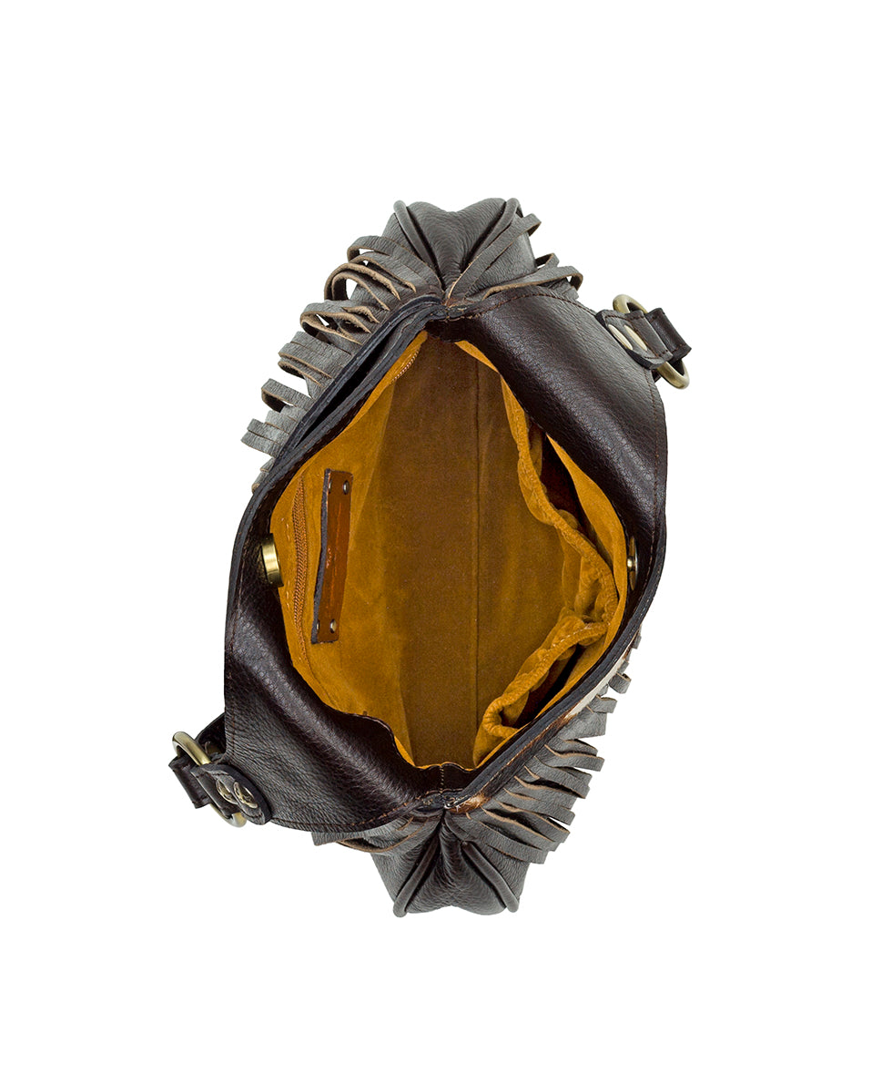 Female - Premia Crossbody - Cavallino - chocolate - by Patricia Nash - View 4 of 4