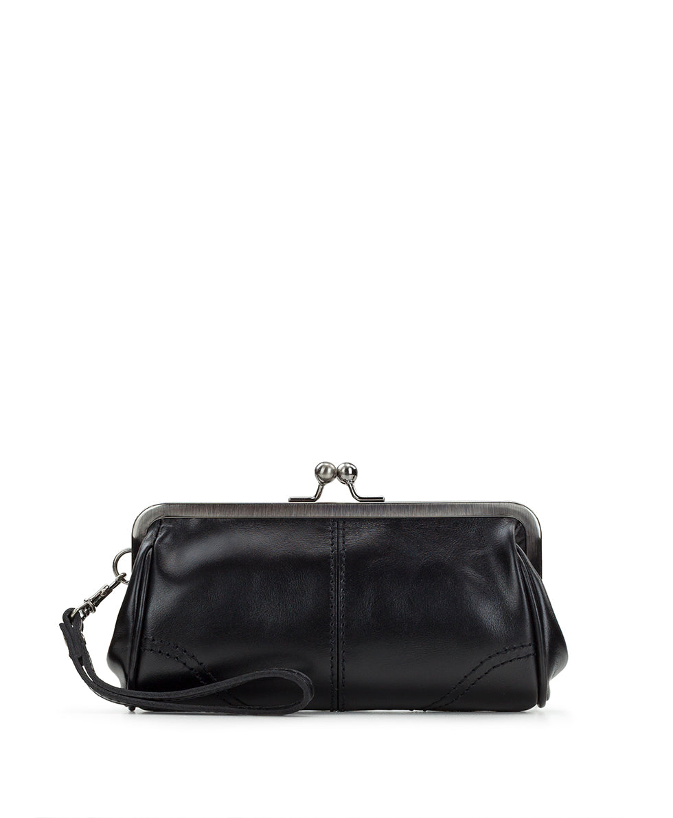 Female - Renna Wristlet - Vintage Distressed Leather - oxblood - by Patricia Nash - View 2 of 9
