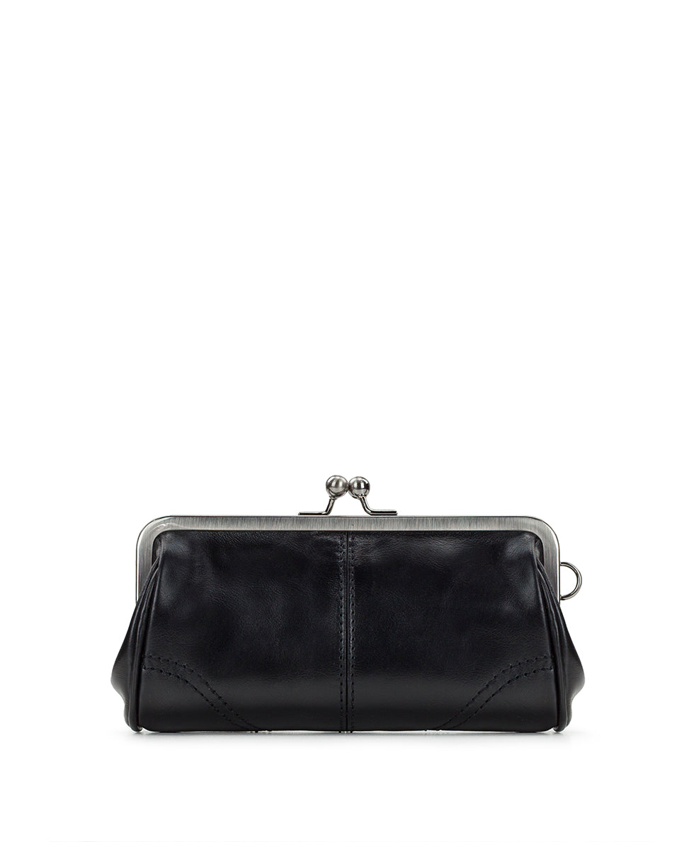 Female - Renna Wristlet - Vintage Distressed Leather - oxblood - by Patricia Nash - View 3 of 9