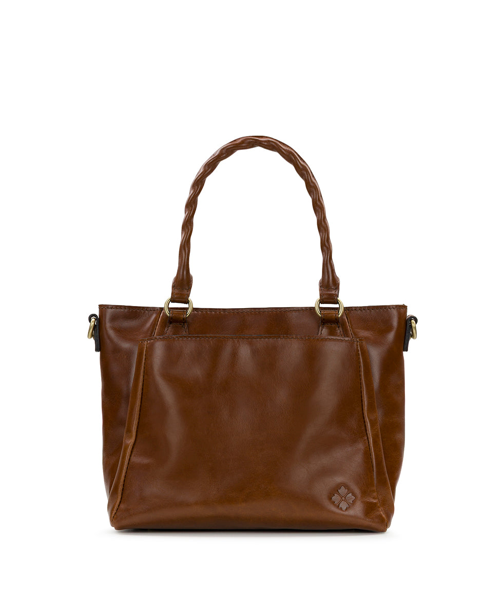 Rimella Woven Satchel - Specialty Woven - oxblood - by Patricia Nash - View 6 of 10