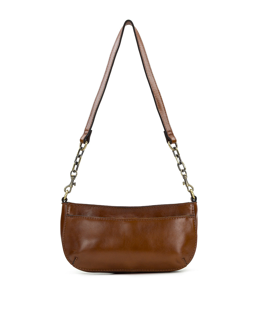Female - Sassi Baguette Crossbody - Vintage Distressed Leather - black - by Patricia Nash - View 9 of 18