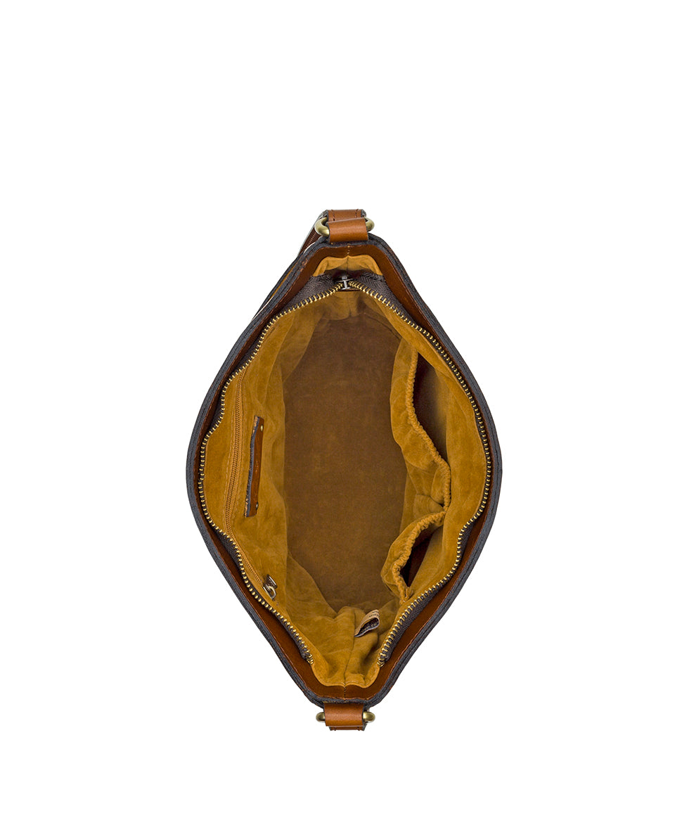 Female - Savoca Crossbody - Braided Pocket - cognac - by Patricia Nash - View 5 of 5