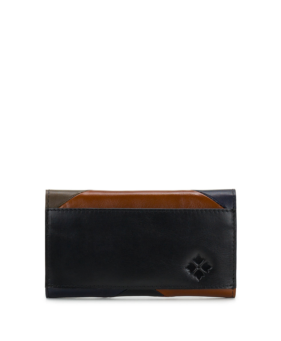 Female - Tossa Wallet - Retro Colorblock - black - by Patricia Nash - View 2 of 4