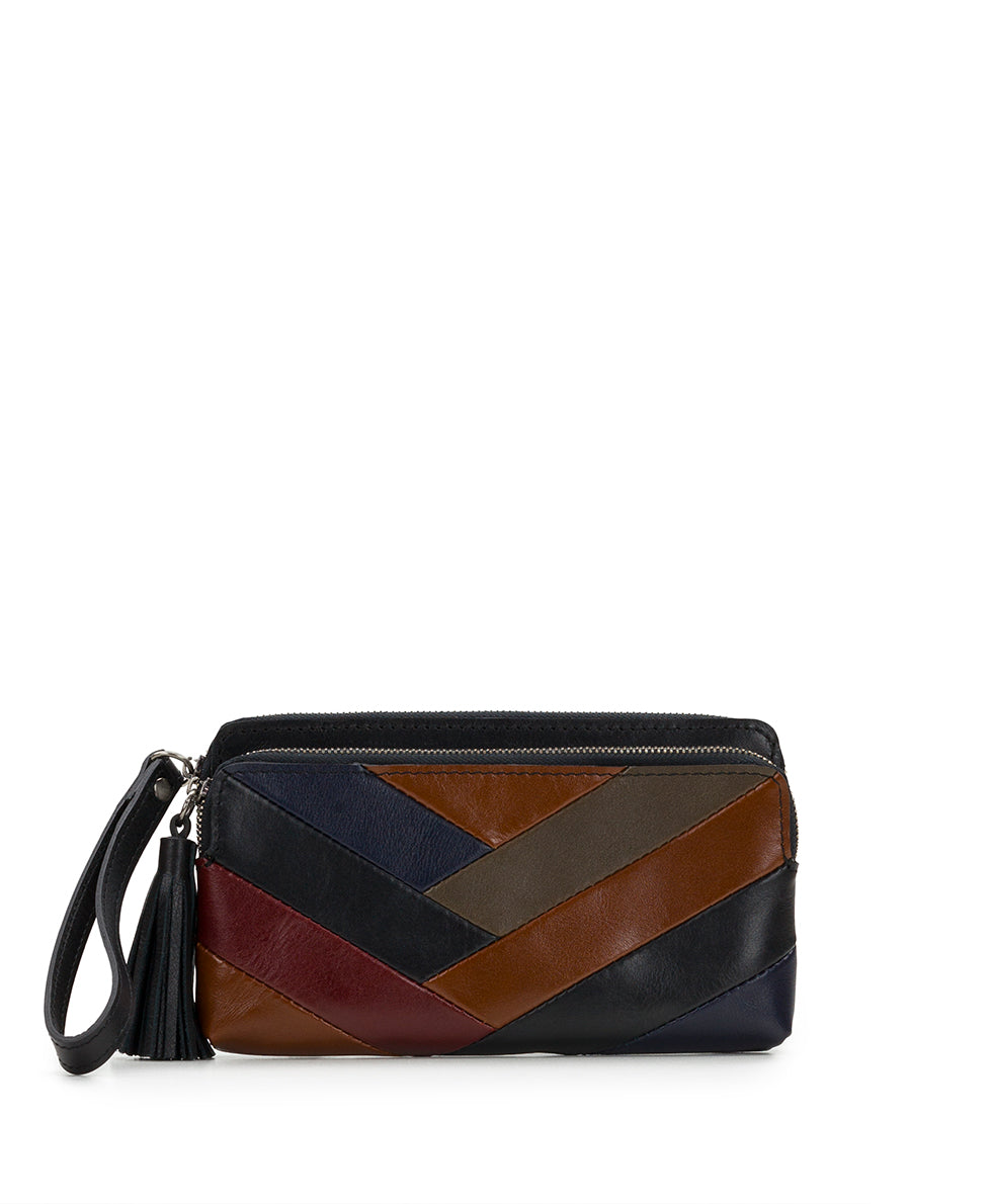 Female - Titto Wristlet - Retro Colorblock - black - by Patricia Nash - View 1 of 4