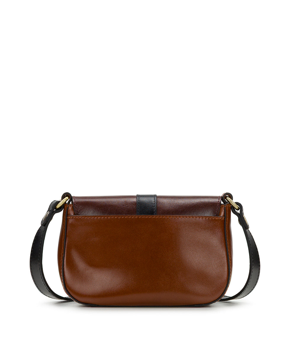 Female - Simala Crossbody - Colorblock - black/british tan/tan - by Patricia Nash - View 2 of 4