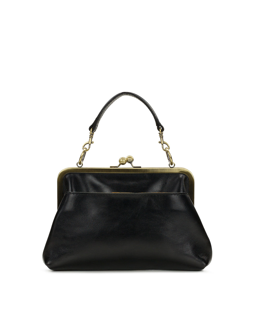 Female - Vione Frame Bag - Colorblock - black/british tan - by Patricia Nash - View 2 of 6