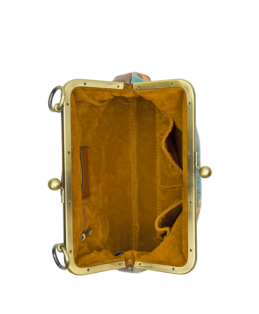 Vione Frame Bag - Paris Postcard – Patricia Nash