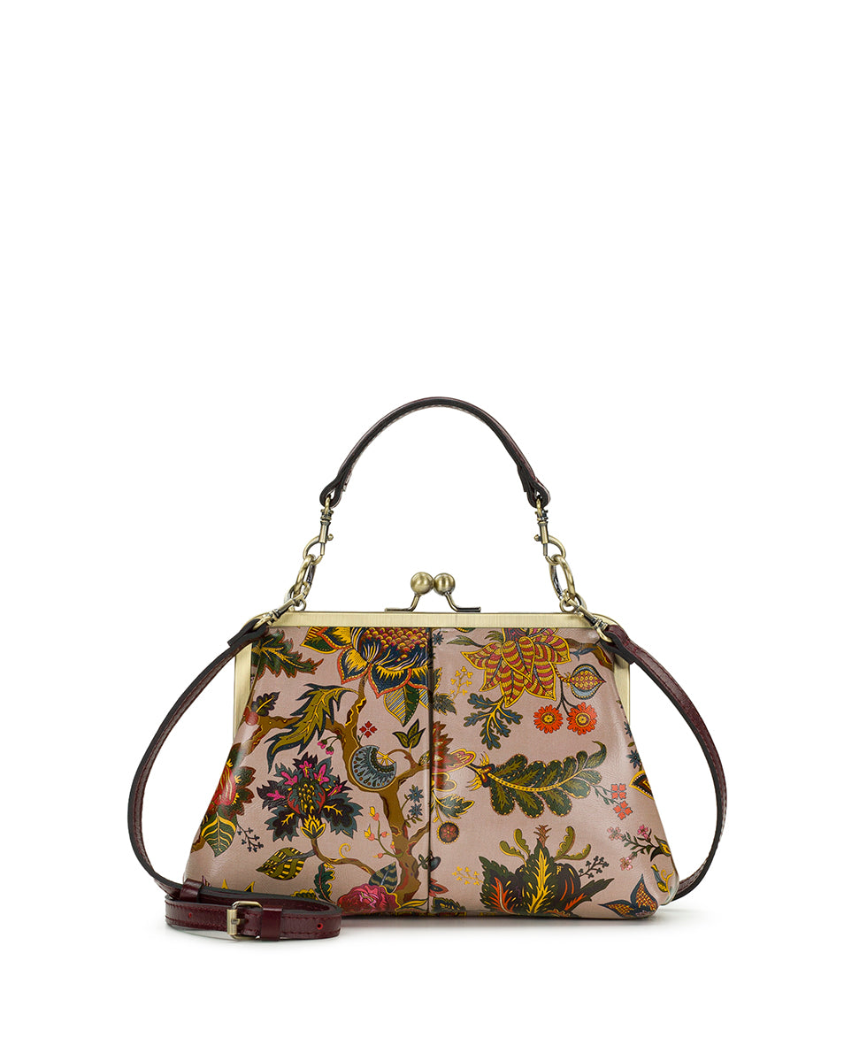 Female - Vione Frame | Danish Floral Tapestry  | Danish Floral Tapestry - zebra - by Patricia Nash - View 1 of 4