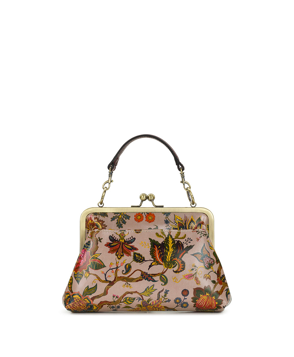 Female - Vione Frame | Danish Floral Tapestry  | Danish Floral Tapestry - zebra - by Patricia Nash - View 2 of 4