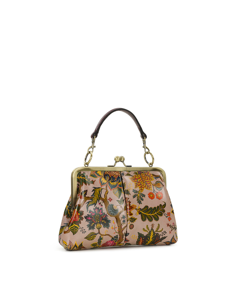 Female - Vione Frame | Danish Floral Tapestry  | Danish Floral Tapestry - zebra - by Patricia Nash - View 3 of 4