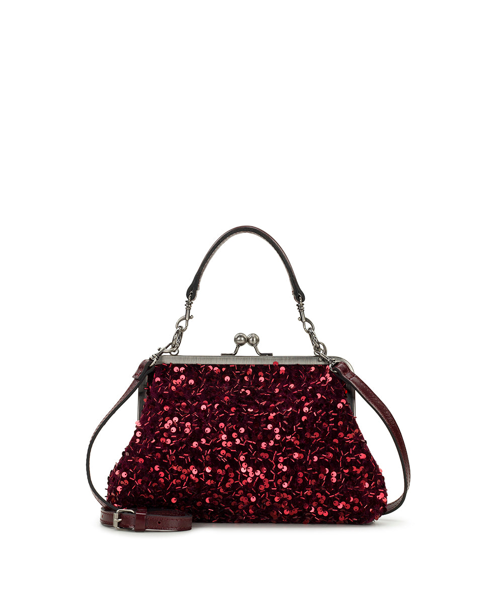 Female - Vione Frame | Holiday Sequin | Oxblood - zebra - by Patricia Nash - View 1 of 4